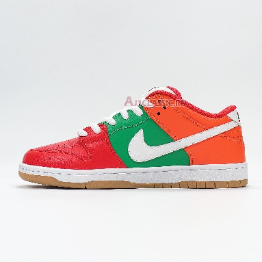 Nike 7-Eleven x Dunk Low SB CZ5130-600 Orange Peel/Pine Green/University Red Mens Womens Shoes