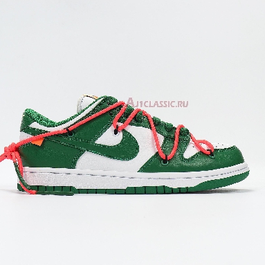 Nike Off-White x Dunk Low Pine Green CT0856-100 White/Pine Green-Pine Green Mens Womens Shoes