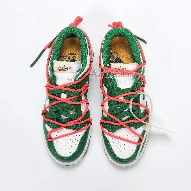 Nike Off-White x Dunk Low Pine Green CT0856-100 White/Pine Green-Pine Green Mens Womens Shoes