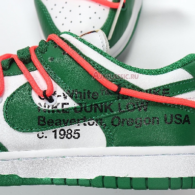 Nike Off-White x Dunk Low Pine Green CT0856-100 White/Pine Green-Pine Green Mens Womens Shoes