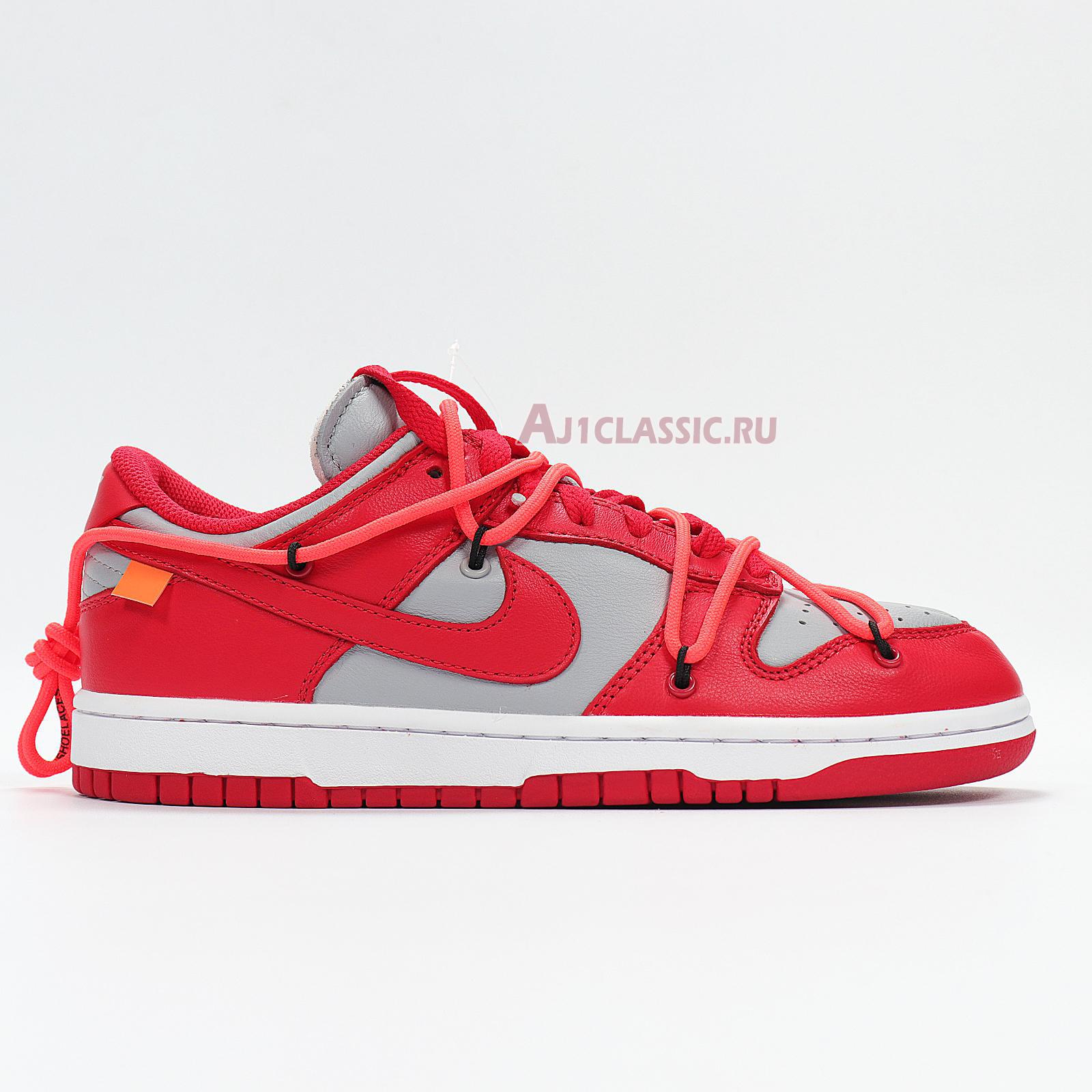 New Nike Off-White x Dunk Low "University Red" CT0856-600 Shoes