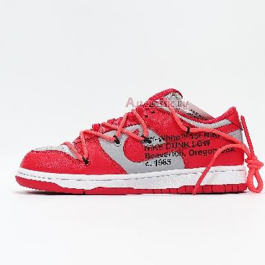 Nike Off-White x Dunk Low University Red CT0856-600 University Red/University Red/Wolf Grey Mens Womens Shoes