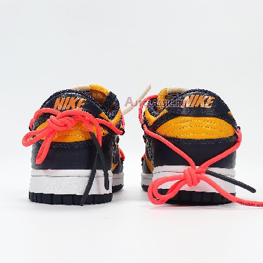 Nike Off-White x Dunk Low University Gold CT0856-700 University Gold/Midnight Navy/White Mens Womens Shoes