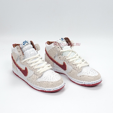 Nike Dunk High SB Sail CV9499-100 Sail/Wheat-Sail-Team Crimson Mens Womens Shoes