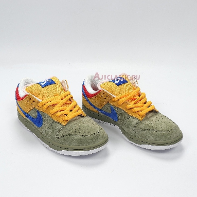 Nike Dunk Low Premium SB Puff N Stuff 313170-341 Oil Green/International Blue Mens Womens Shoes