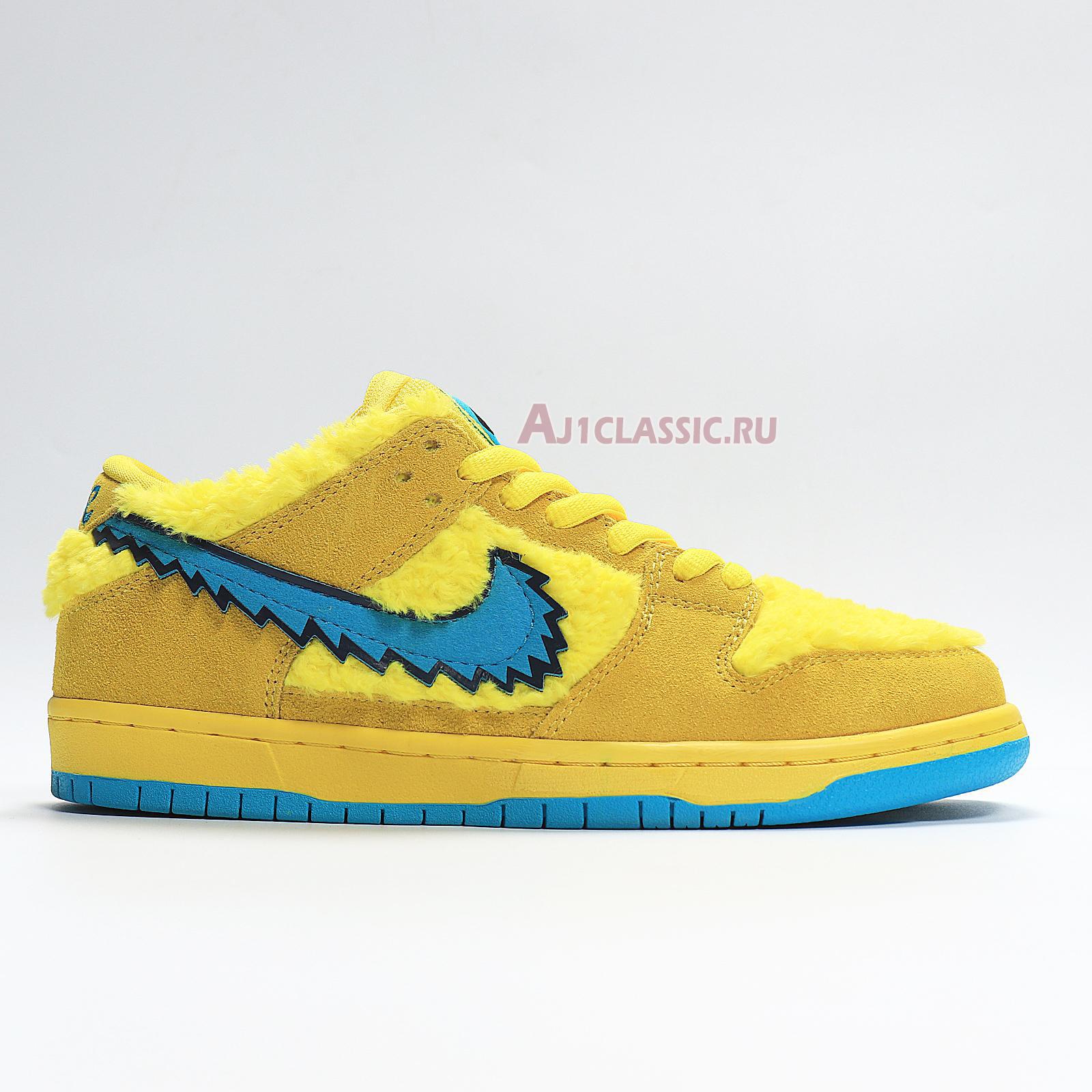 New Nike Grateful Dead x Dunk Low SB "Yellow Bear" CJ5378-700 Shoes