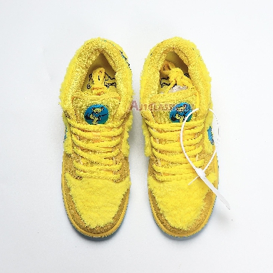 Nike Grateful Dead x Dunk Low SB Yellow Bear CJ5378-700 Opti Yellow/Blue Fury Mens Womens Shoes