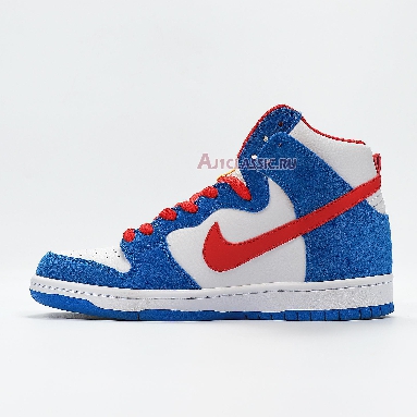 Nike Dunk High SB Doraemon CI2692-400 Light Photo Blue/Light Photo Blue/Speed Yellow/University Red Mens Womens Shoes