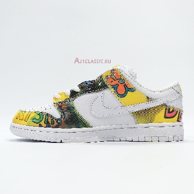 Nike Dunk Low Pro SB De La Soul 304292-171 White/Yellow Mens Womens Shoes