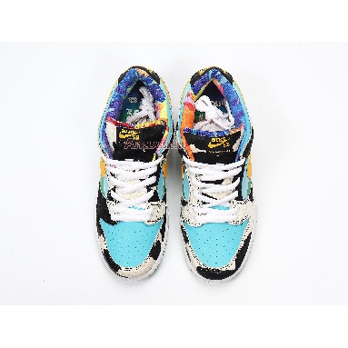 Nike Ben Jerrys x Dunk Low SB Chunky Dunky CU3244-100 White/Lagoon Pulse/Black/University Gold Mens Womens Shoes