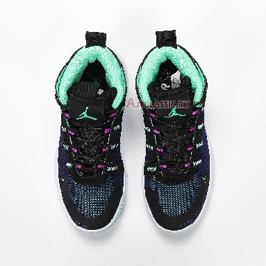 Air Jordan Jumpman 2020 PF Flight BQ3448-005 Black/Green Glow-Blue Void Mens Womens Shoes