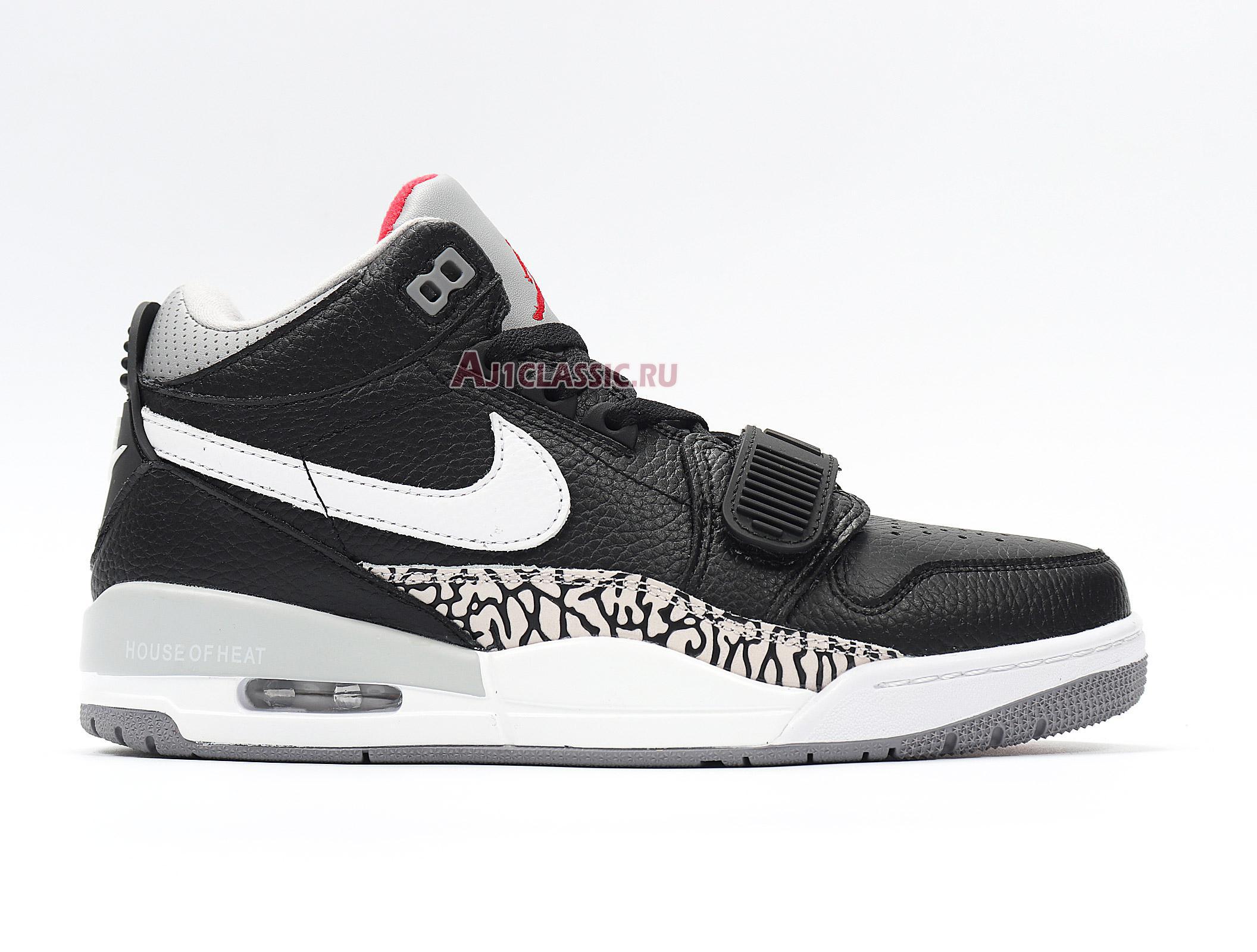 New Air Jordan Legacy 312 Low "Black Cement" AV3928-001 Shoes