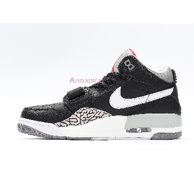 Air Jordan Legacy 312 Low Black Cement AV3928-001 Black/Varsity Red-Black-Cement Grey Mens Womens Shoes