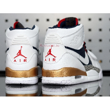 Air Jordan Legacy 312 Dream Team AV3922-101 White/Midnight Navy-Varsity Red Sneakers