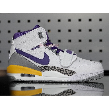 Air Jordan Legacy 312 Lakers AV3922-157 White/Field Purple-Amarillo Mens Womens Shoes