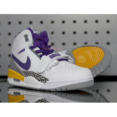 Air Jordan Legacy 312 Lakers AV3922-157 White/Field Purple-Amarillo Sneakers