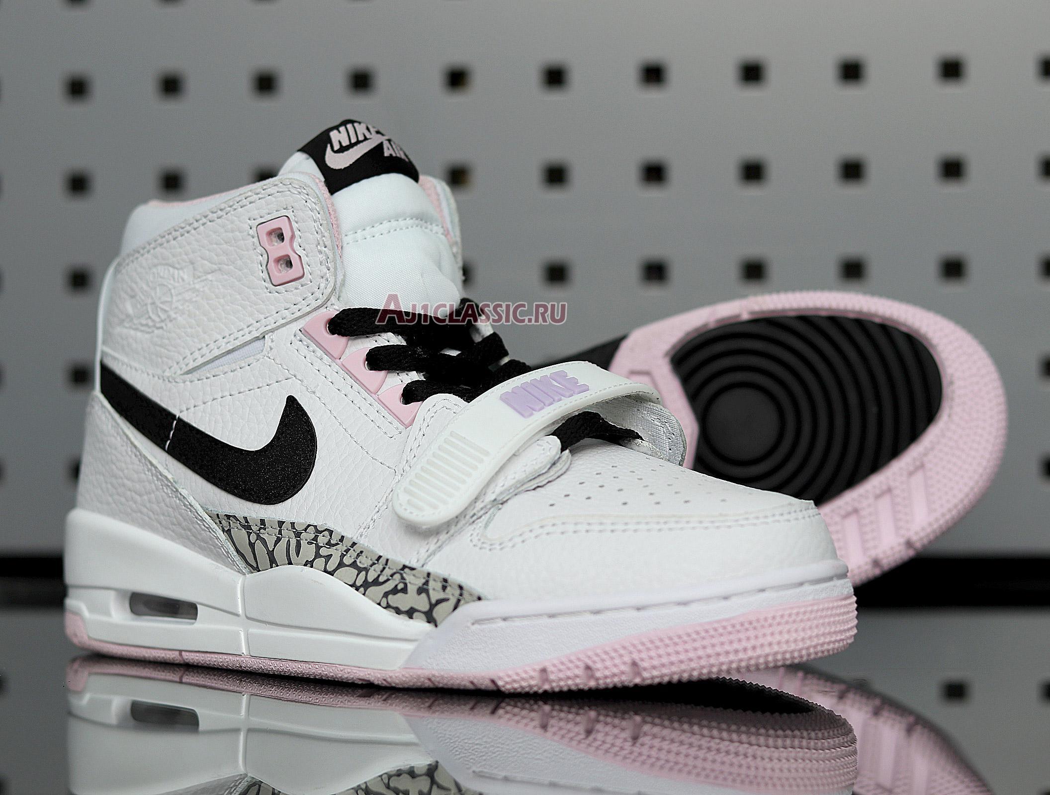 Air Jordan Legacy 312 GS "White Black Pink Foam" AT4040-106