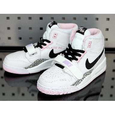 Air Jordan Legacy 312 GS White Black Pink Foam AT4040-106 White/Black-Pink Foam Sneakers