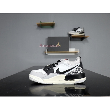 Air Jordan Legacy 312 Low Tech Grey Cement CD9054-101 Summit White/Fire Red/Tech Grey/Black Sneakers