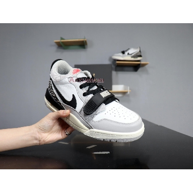 Air Jordan Legacy 312 Low Tech Grey Cement CD9054-101 Summit White/Fire Red/Tech Grey/Black Sneakers