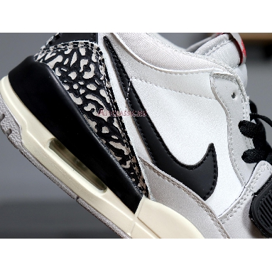 Air Jordan Legacy 312 Low Tech Grey Cement CD9054-101 Summit White/Fire Red/Tech Grey/Black Mens Womens Shoes