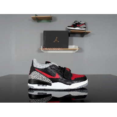 Air Jordan Legacy 312 Low PS Bred Cement CD7069-006 Black/University Red Sneakers