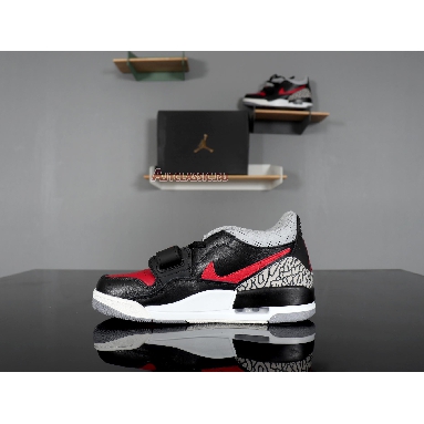 Air Jordan Legacy 312 Low PS Bred Cement CD7069-006 Black/University Red Mens Womens Shoes