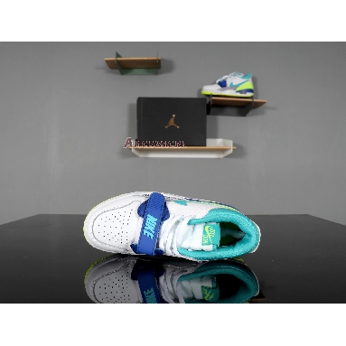 Just Don x Air Jordan Legacy 312 Low Neon Aquamarine CD7069-103 White/Ultramarine-Neon Yellow-Aquamarine Sneakers