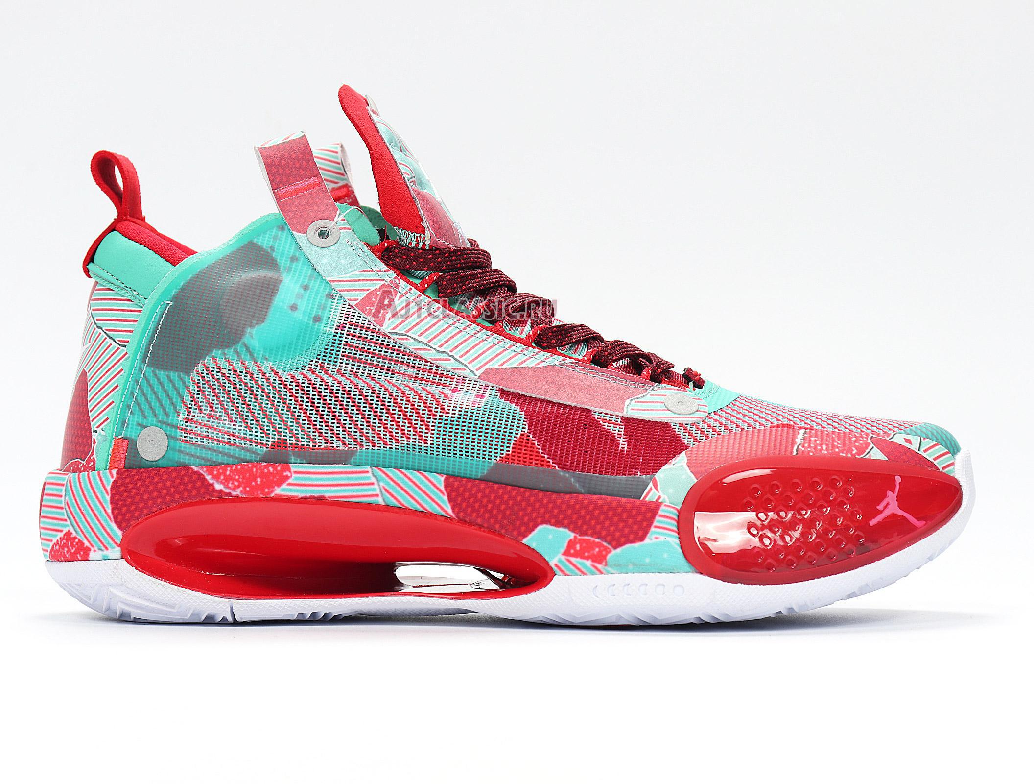 Air Jordan 34 "Wrapping Paper" Christmas PE BQ3381-301