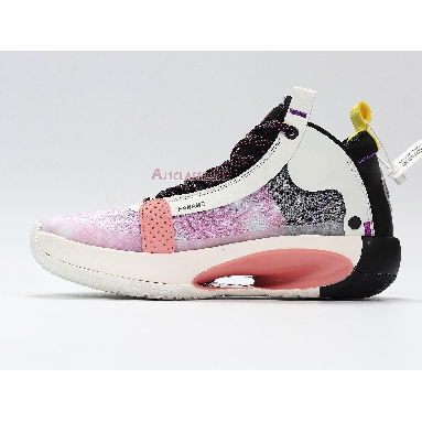 NBA x Air Jordan 34 Paris Game 2020 CZ7752-601 Purple/White/Red/Black Sneakers