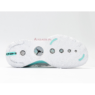 Air Jordan 34 PF Guo Ailun PE BQ3381-103 White/Metallic Silver/Aurora Green Mens Womens Shoes