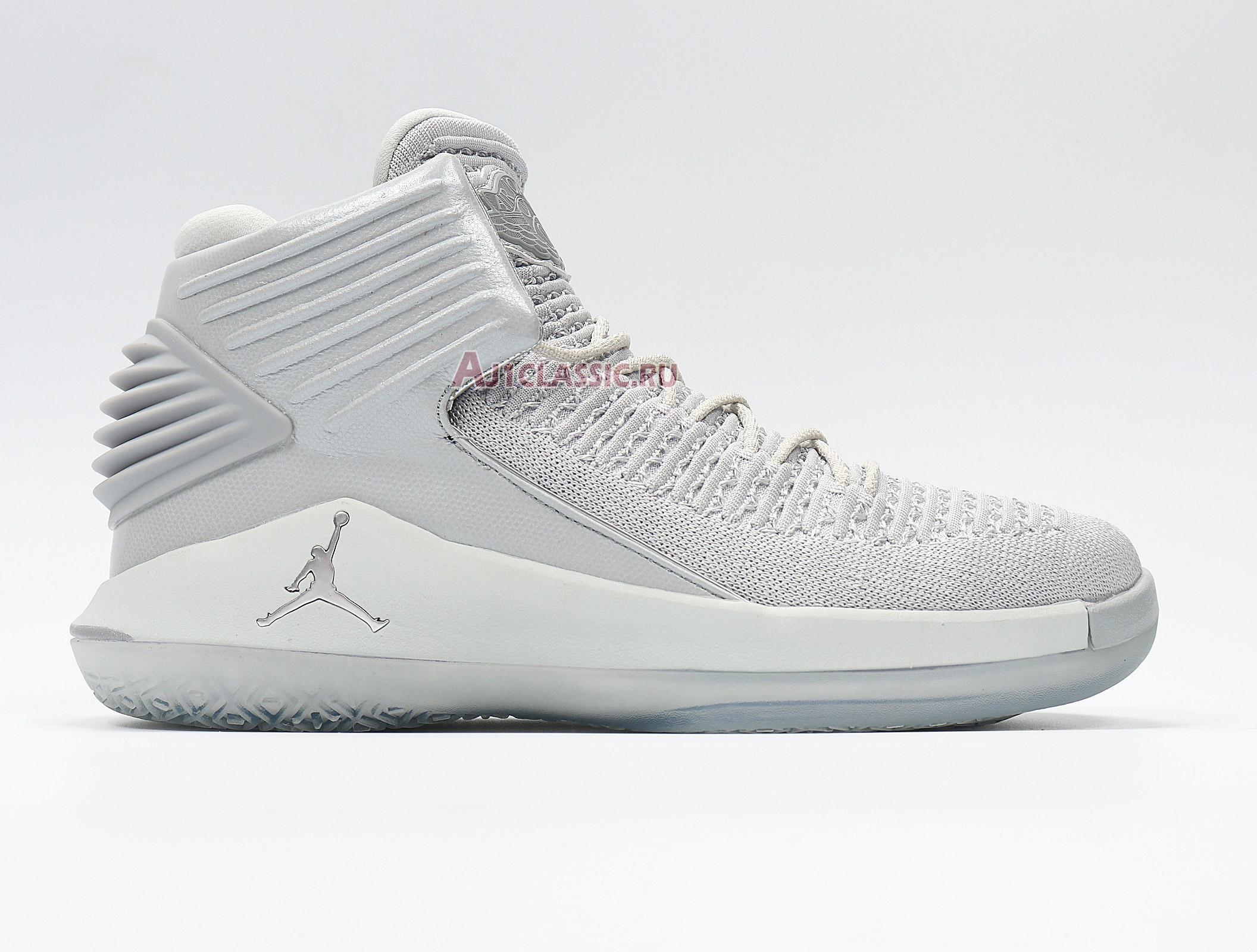 New Air Jordan 32 PF "Pure Platinum" AH3348-007 Shoes