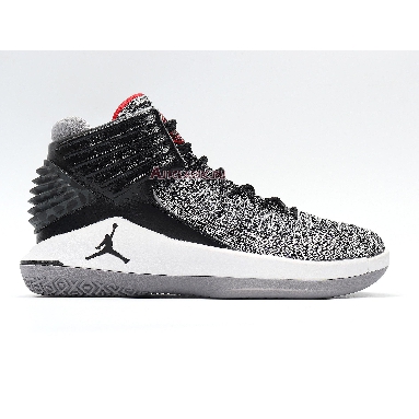 Air Jordan 32 Low PF MVP AA1253-002 Black/University Red-White-Cement Grey Sneakers