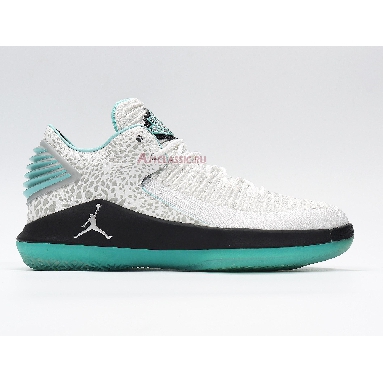 Air Jordan 32 Low Guo Ailun PE AH3347-101 Black/Metallic Silver-Multicolor Mens Womens Shoes