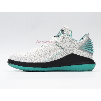 Air Jordan 32 Low Guo Ailun PE AH3347-101 Black/Metallic Silver-Multicolor Mens Womens Shoes