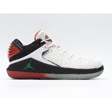 Air Jordan 32 Low PF Gatorade AH3347-100 Summit White/Black-Team Orange Sneakers