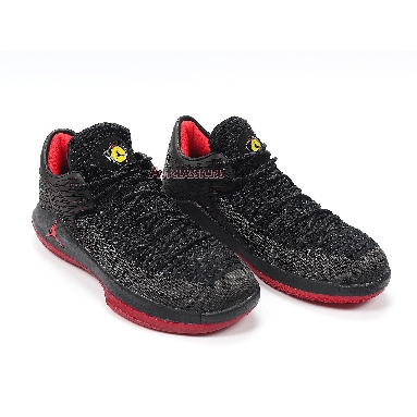 Air Jordan 32 Low PF Last Shot AH3347-003 Black/Gym Red-Tour Yellow Mens Womens Shoes