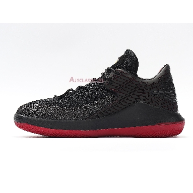 Air Jordan 32 Low PF Last Shot AH3347-003 Black/Gym Red-Tour Yellow Mens Womens Shoes