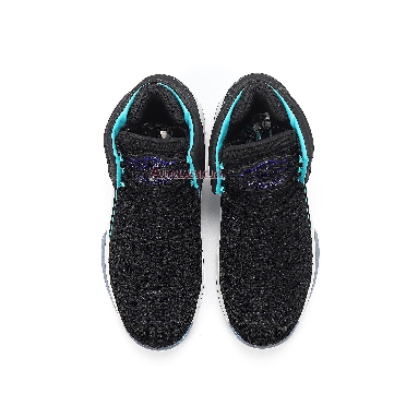 Air Jordan 32 CEO AA1235-003 Black/White-Court Purple-Turbo Green Sneakers