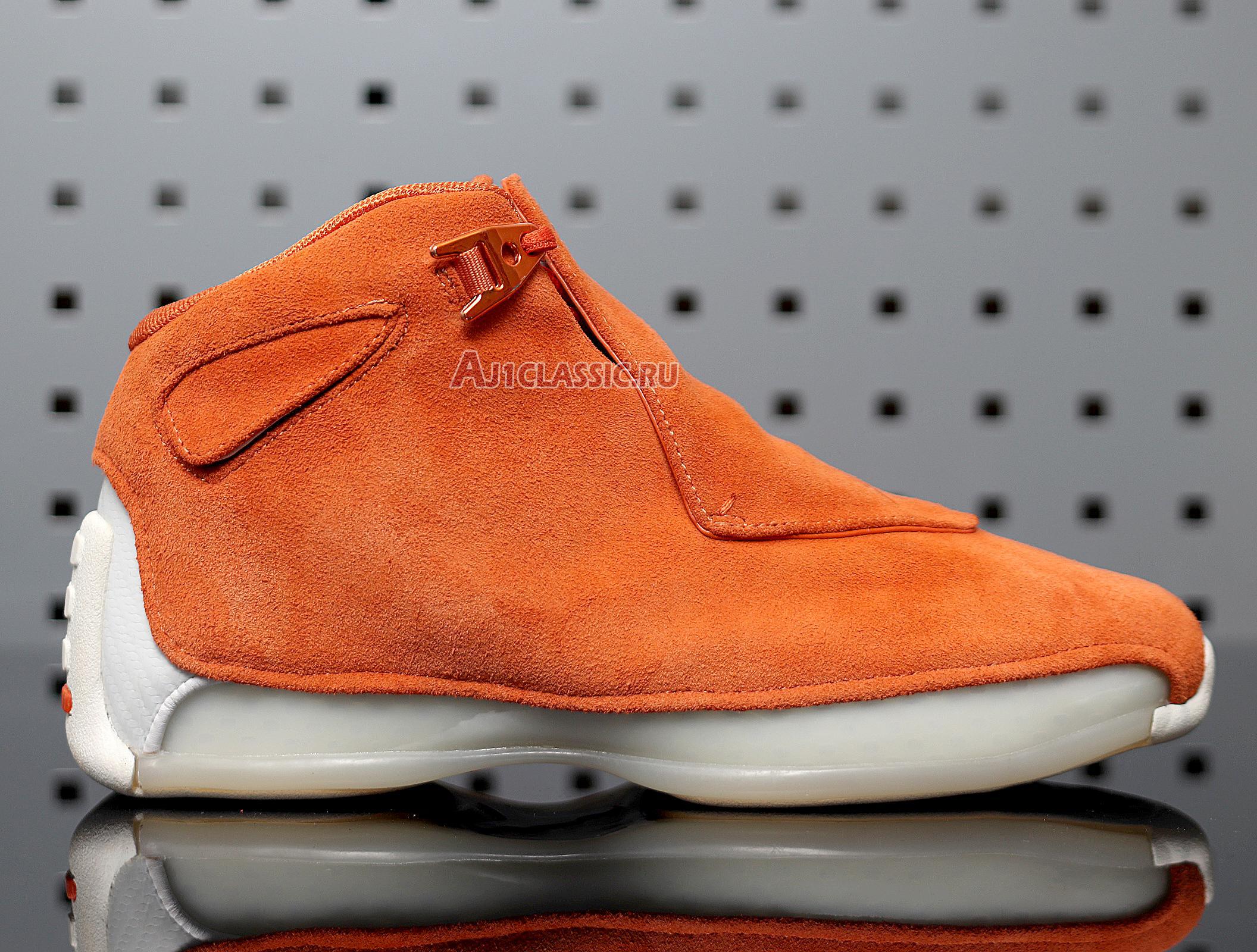 New Air Jordan 18 Retro "Orange Suede" AA2494-801 Shoes