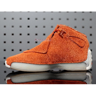 Air Jordan 18 Retro Orange Suede AA2494-801 Campfire Orange/Campfire Orange-Sail Sneakers