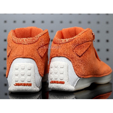 Air Jordan 18 Retro Orange Suede AA2494-801 Campfire Orange/Campfire Orange-Sail Sneakers