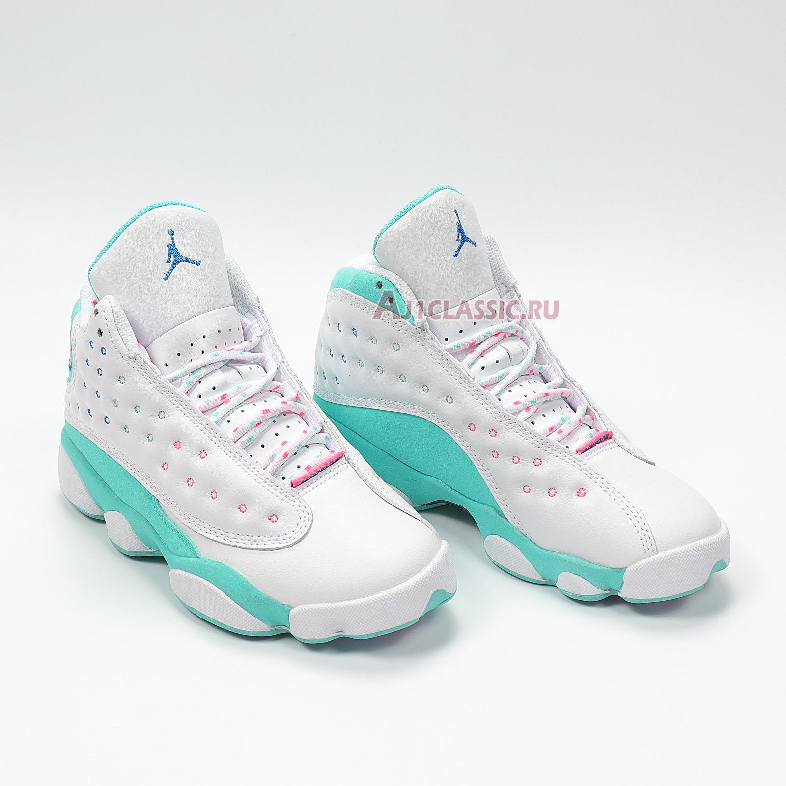 Air Jordan 13 Retro GS "Aurora Green" 439358-100