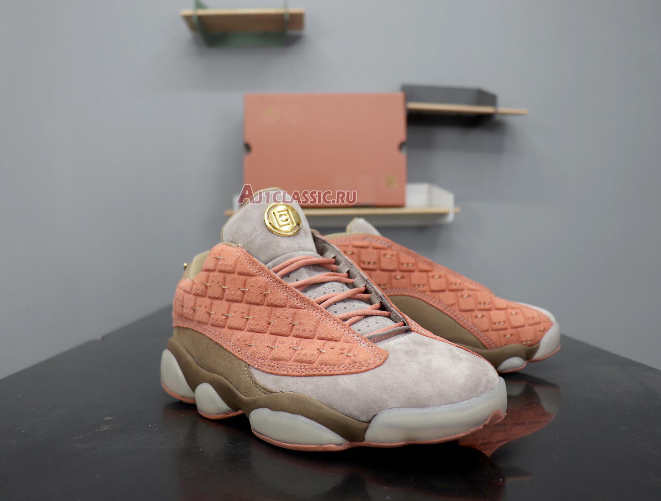 New CLOT x Air Jordan 13 Retro Low NRG "Terracotta" AT3102-200 Shoes