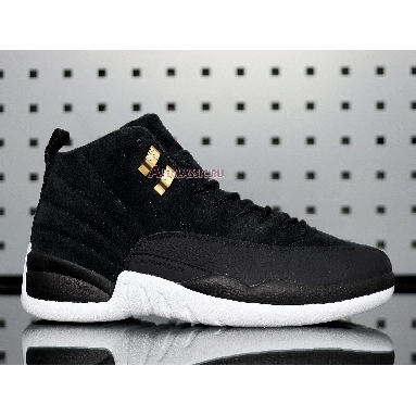 Air Jordan 12 Retro Reverse Taxi 130690-017 Black/White-Taxi-Black Sneakers