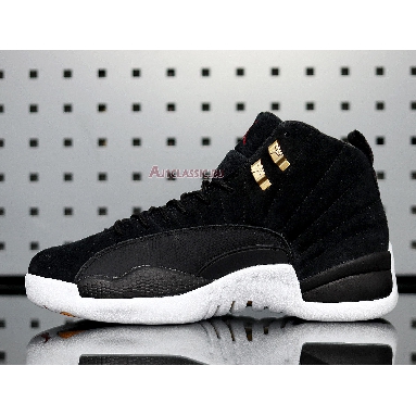 Air Jordan 12 Retro Reverse Taxi 130690-017 Black/White-Taxi-Black Sneakers