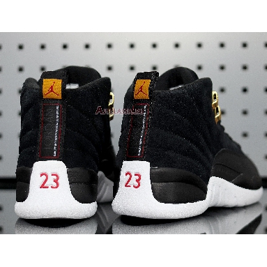 Air Jordan 12 Retro Reverse Taxi 130690-017 Black/White-Taxi-Black Sneakers