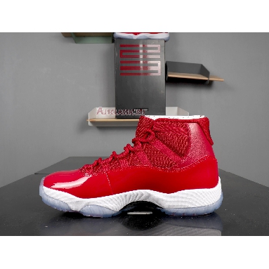 Air Jordan 11 Retro Win Like 96  378037-623 Gym Red/White-Black Mens Womens Shoes