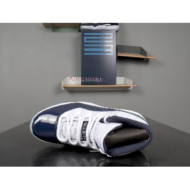 Air Jordan 11 Retro Win Like 82 378037-123 White/University Blue-Midnight Navy Sneakers