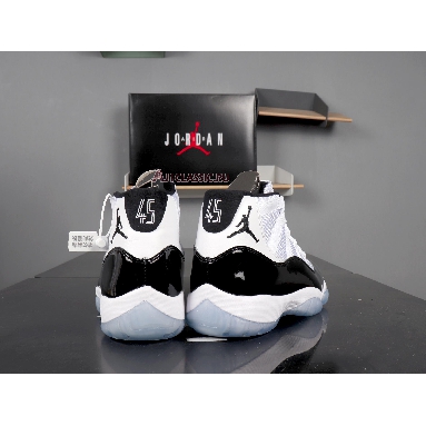 Air Jordan 11 Retro Concord 2018 378037-100 White/Black-Dark Concord Mens Womens Shoes